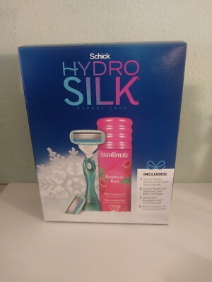 Schick Hydro Silk Expert Care gift set Skintimate shave gel (Raspberry Rain)