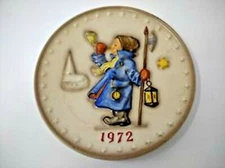 M. J. Hummel 2ND Annual Plate 1972 Goebel Rodental West Germany