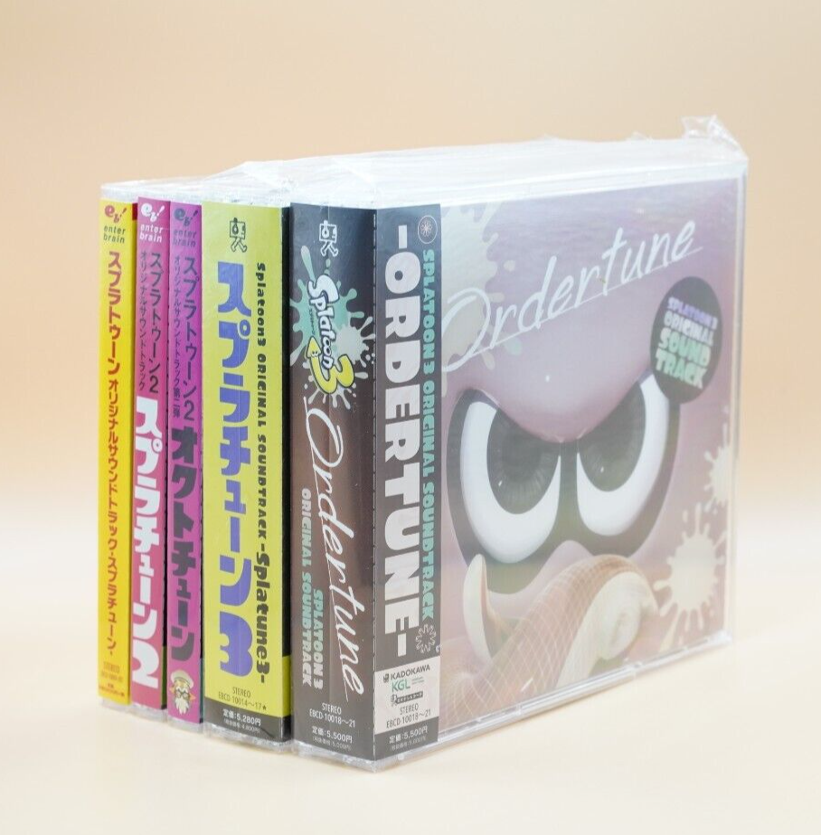 Splatoon ORIGINAL SOUNDTRACK CDs [Set of 5] Splatune Octotune Ordertune JAPAN