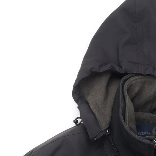 Weatherproof Men's Black M Insulated Hooded Jacket - Picture 10 of 12