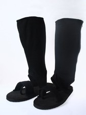 Uchiha Sasuke Cosplay Shoes Long Boots Costume Black