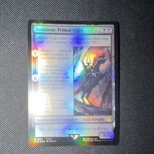 Magic: The Gathering Summon: Primal Odin Enchantment Creature FFXIV Foil