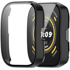 Intended for Amazfit Bip 5 Screen Protector with Tempered Glass Film Hard PC ...
