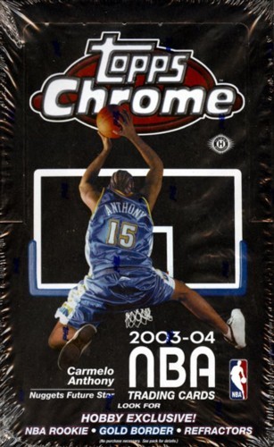 Hobby Box 2003 Topps Chrome card
