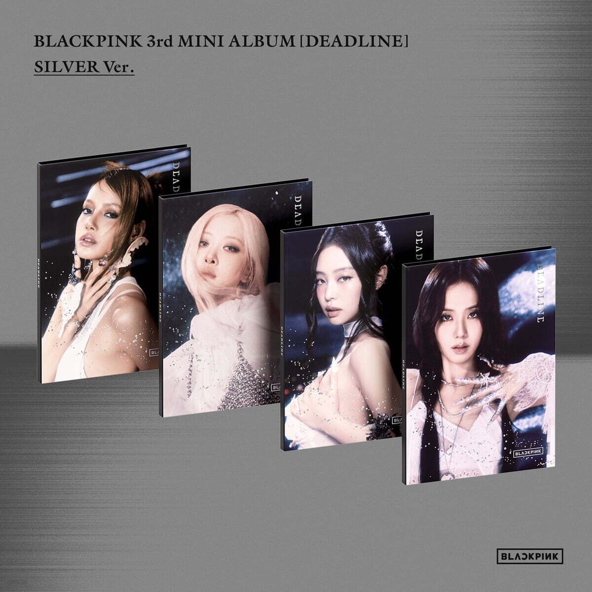BLACKPINK  ミニアルバム&お渡しカード BLACKPINK 3rd Mini Album [DEADLINE] SILVER Ver CD+P.Book+P.Card+