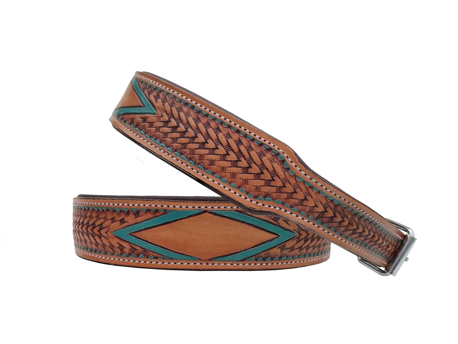 Leather Dog Collar Western Style Heavy Duty Hand Tooled Adjustable Padded Soft
Opens in a new window