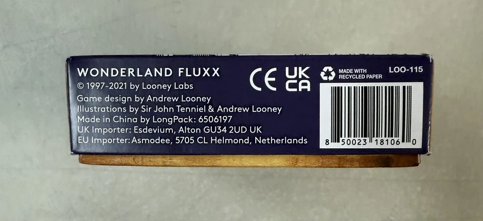 [CAJA ABIERTA] - Wonderland Fluxx - Nunca jugado Foto 4 de 4