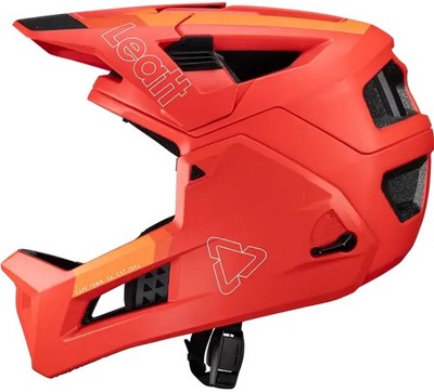 Leatt 4.0 V24 Enduro MTB Mountain Bike Helmet Red