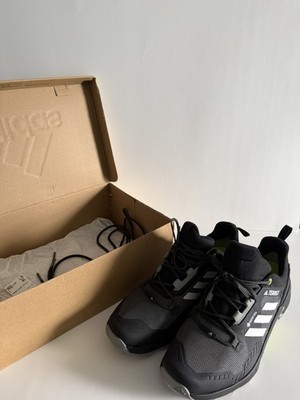 [US 9] adidas TERREX SWIFT R3 All Terrain Hiking Shoes Black Solar Yellow