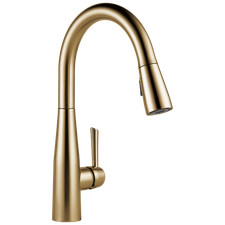 Delta Essa 9113-CZ-DST Single Handle Pull-Down Kitchen Faucet - Champagne Bronze