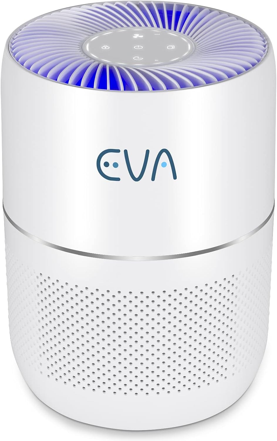 EVA Alto one Air Purifier True HEPA 16dB Quiet 36m² Silver Home Allergen Remover