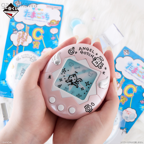 Ichiban Kuji Tamagotchi Reiwa Tenshitchi Angelgotchi Mirror Pearl Pink 2025 - Picture 3 of 5