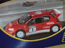 RALLY CAR 1/43 PEUGEOT 206 WRC New Zealand 2003 GRONHOLM-RAUTIAINEN Minicar