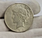 1928 S US Peace Silver Dollar $1 Nice AU