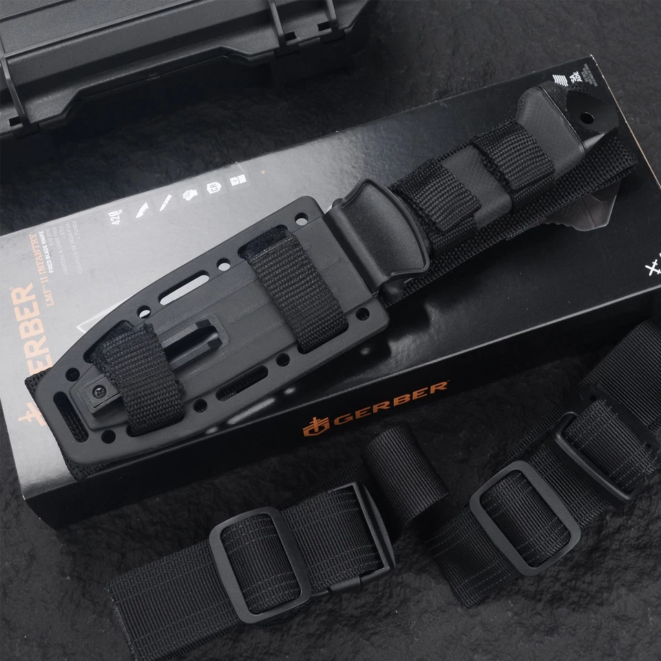 Gerber Gear LMF II Infantry Survival Knife, Military Grade Tactical Fixed Blade - Image 2 of 4