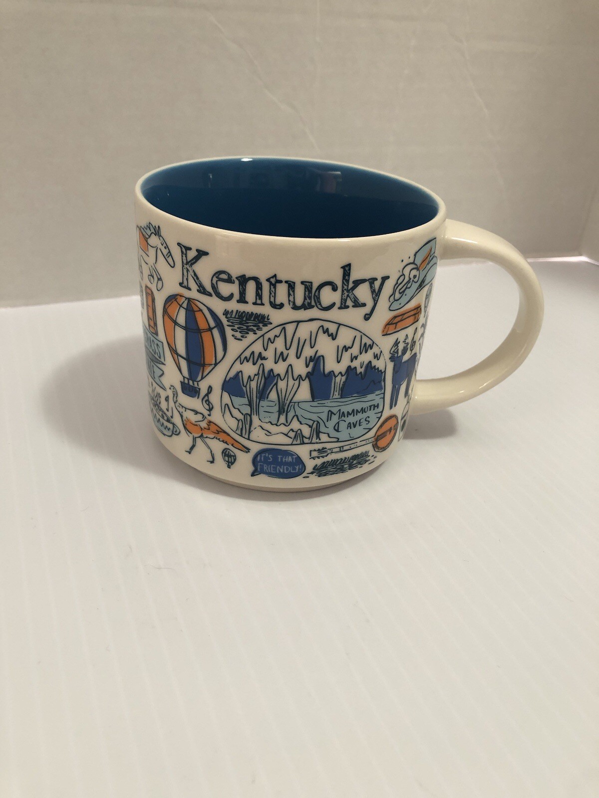 Starbucks Ceramic Coffee Cup Mug - KENTUCKY - Been There Series - 2018