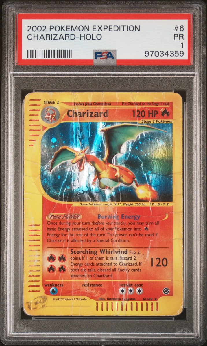 2002 charizard pokemon card value Pokemon CHARIZARD 3/110 - LEGENDARY COLLECTION 2002 - HOLO FOIL