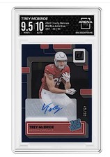 2022 Clearly Donruss Trey McBride Rated Rookie Auto Blue /99 RC Cardinals AC 10