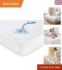 Atmungsaktiver und antiallergischer Frottee Matratzenschutz - Kinderbett Größe 60x120x15