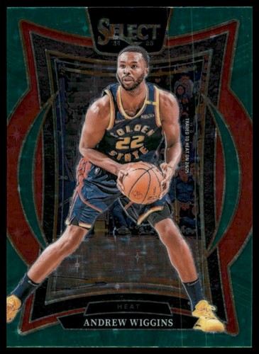 2024-25 Panini Select Andrew Wiggins Green Stars Prizm #5