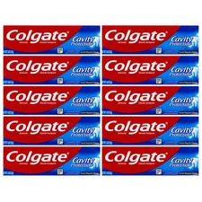 Colgate Cavity Protection Toothpaste with Fluoride Regular Flavor Pack of 10 New