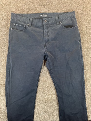 Nike SB Men's 36X34 Black SkateBoarding Stretch 5 Pocket Denim 624952-012 Jeans - Picture 8 of 13