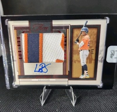    Luiz Baez 1/1 Bowman AND Panini Three and Two Jumbo Patch Auto /6 WOW!! 