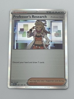 Professor's Research 087/091 SV: Paldean Fates Holo