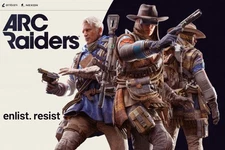 ARC Raiders Enlist Resist Retro Sci-Fi Video Game Wall Art Decor Poster