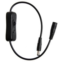 Eurowagens Dc 5.5X2.1Mm Steckeradapter Male Auf Female FüR Dc-Netzkabel