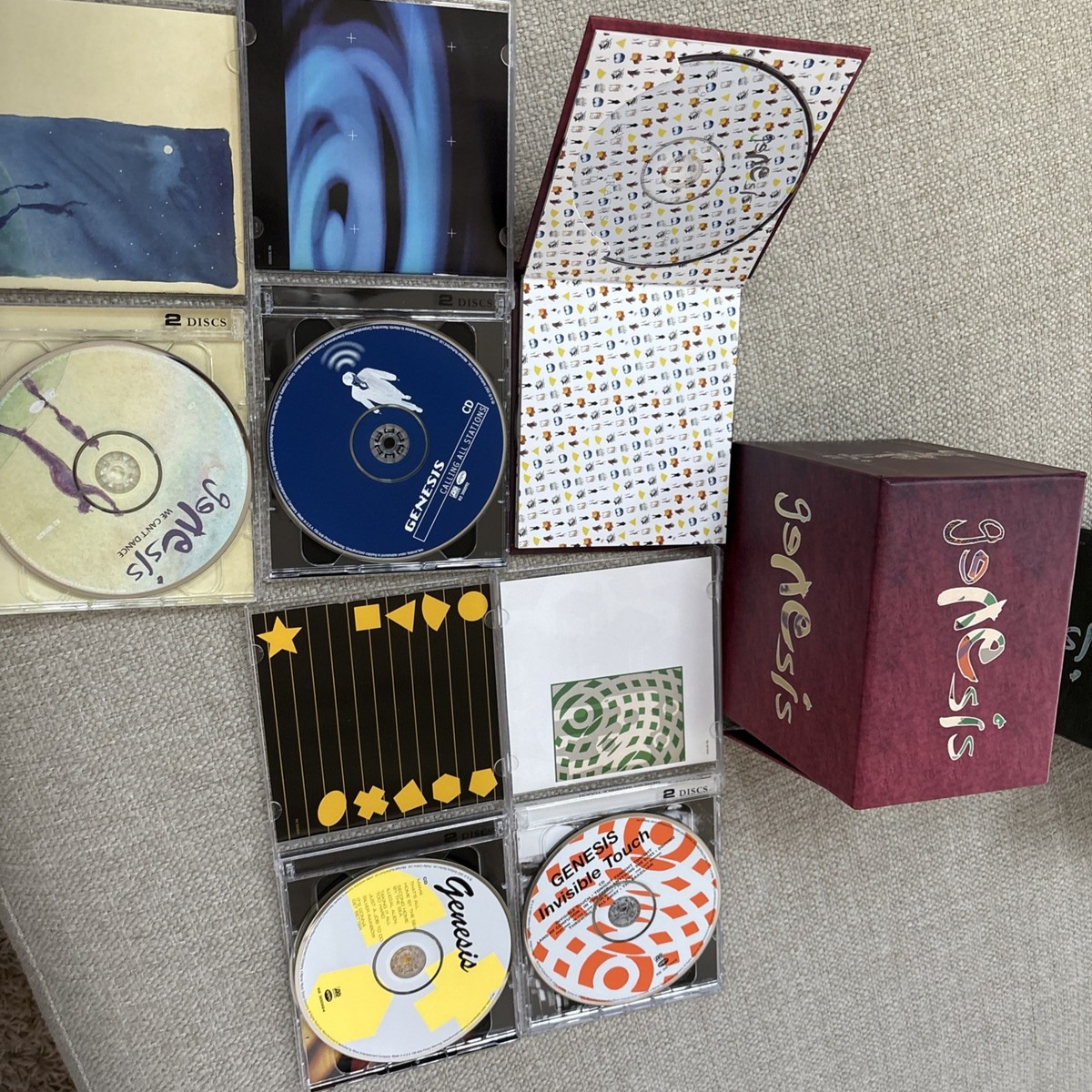 Genesis 1970–1998 Box Set Collection 3 Volumes CD/DVD Progressive