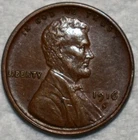 About Uncirculated 1916-S Lincoln Cent, Lustrous, Chocolate-Brown specimen.