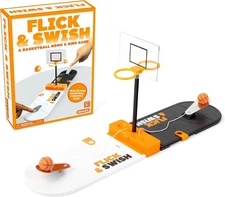 Flick & Swish Basketball Hook & Ring Game by Relatable Exciting 2 Player Games