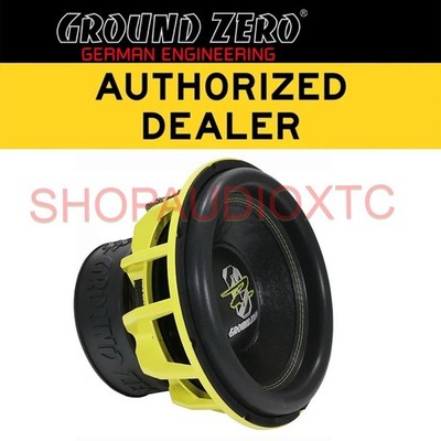 GROUND ZERO GZHW 30XSPL-D1 30 cm / 12  high quality SPL subwoofer 1500W RMS 