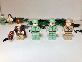Lego Indiana Jones Crystal Skull Minifigures and Accessories Lot 7624 7625 7626