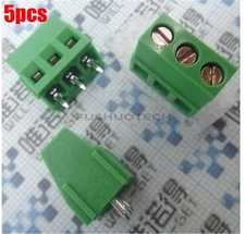 5Pcs Through Hole KF128-3P 3-Pin Plug-In Connector 5.08MM Pitch Terminal Bloc lc