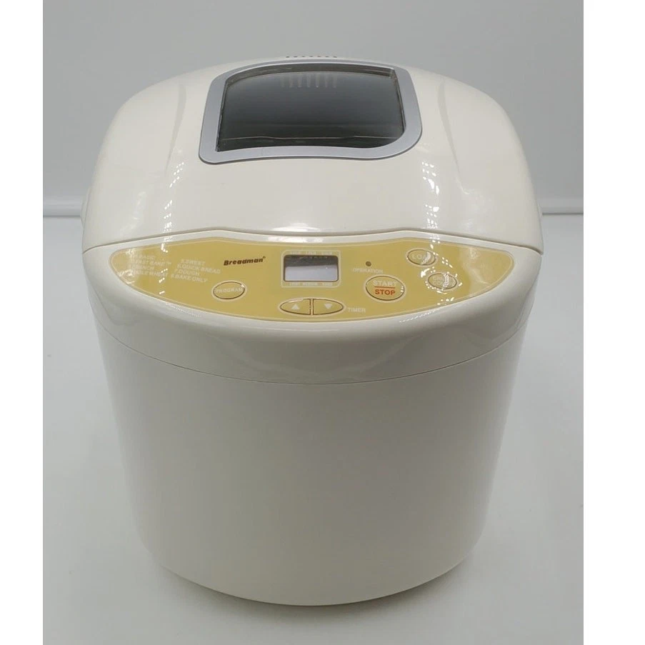 Breadman Breadmaker TR520 For 1, 1 1/2 and 2 lb Loaves **TESTED**