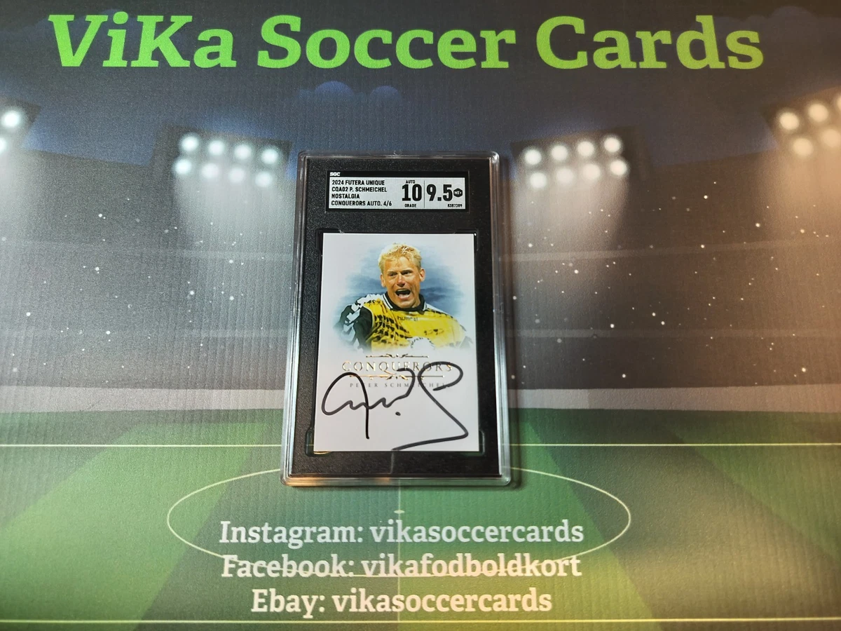 Peter Schmeichel Soccer Autographed Sports Trading Cards