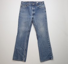 Vintage Y2K Levis 517 Mens 36x32 Distressed Flared Bootcut Denim Jeans Blue USA