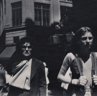 CITY STREET CONTRAST - People NYC Original 1978 Gelatin Silver Photograph