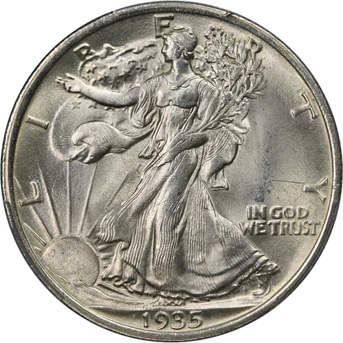 1935-P Walking Liberty Half PCGS MS65 Great Eye Appeal Nice Strike