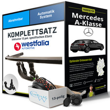 Für MERCEDES A-Klasse Typ W177 Anhängerkupplung abnehmbar +eSatz 13pol 18- NEU Für MERCEDES A-Klasse Typ W177 Anhängerkupplung abnehmbar +eSatz 13pol 18- NEU