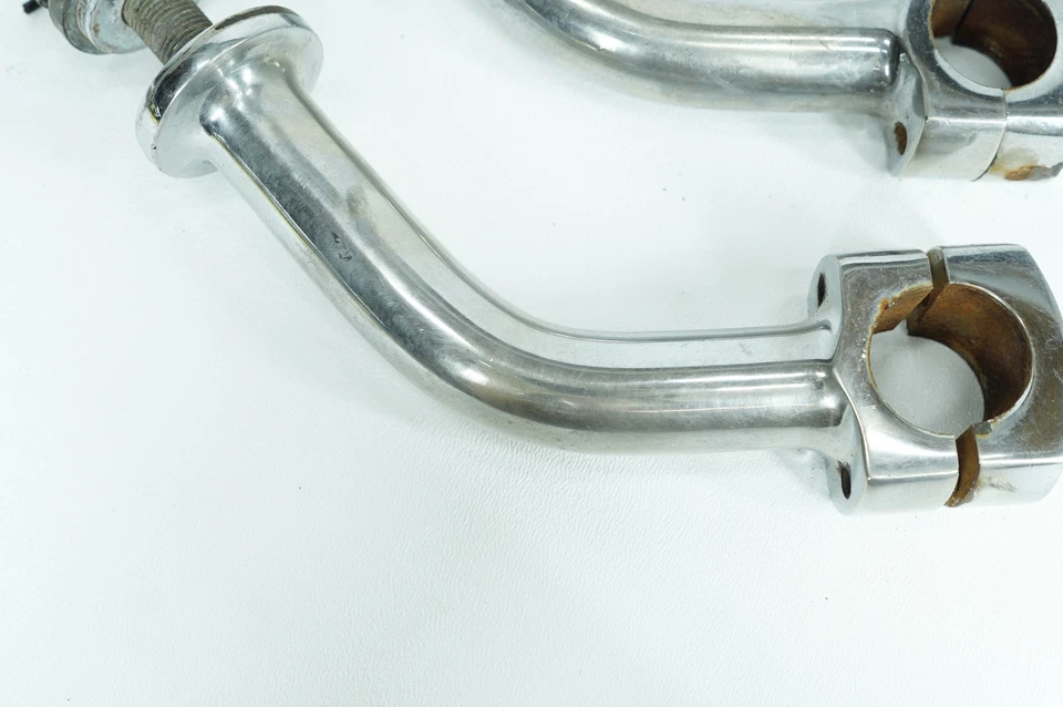 Harley Softail Heritage 1989 OEM manillar delantero elevadores abrazaderas elevadoras 56541-86A Foto 4 de 4