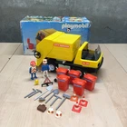 Vintage Playmobil System 3570 Garbage Truck Trash Tools INCOMPLETE 2 Figures