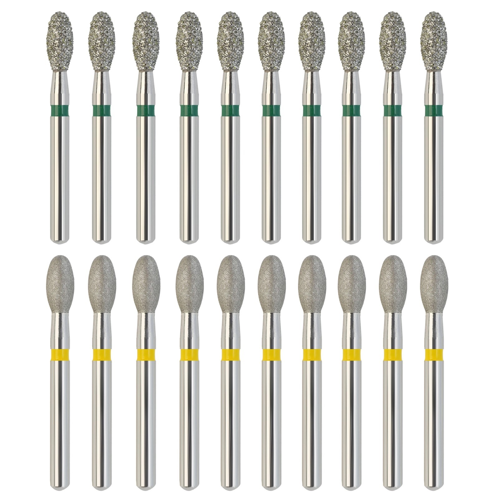 Football Diamond Burs FG 379/023C 379/023XF Egg Diamond Bur High Speed Coarse