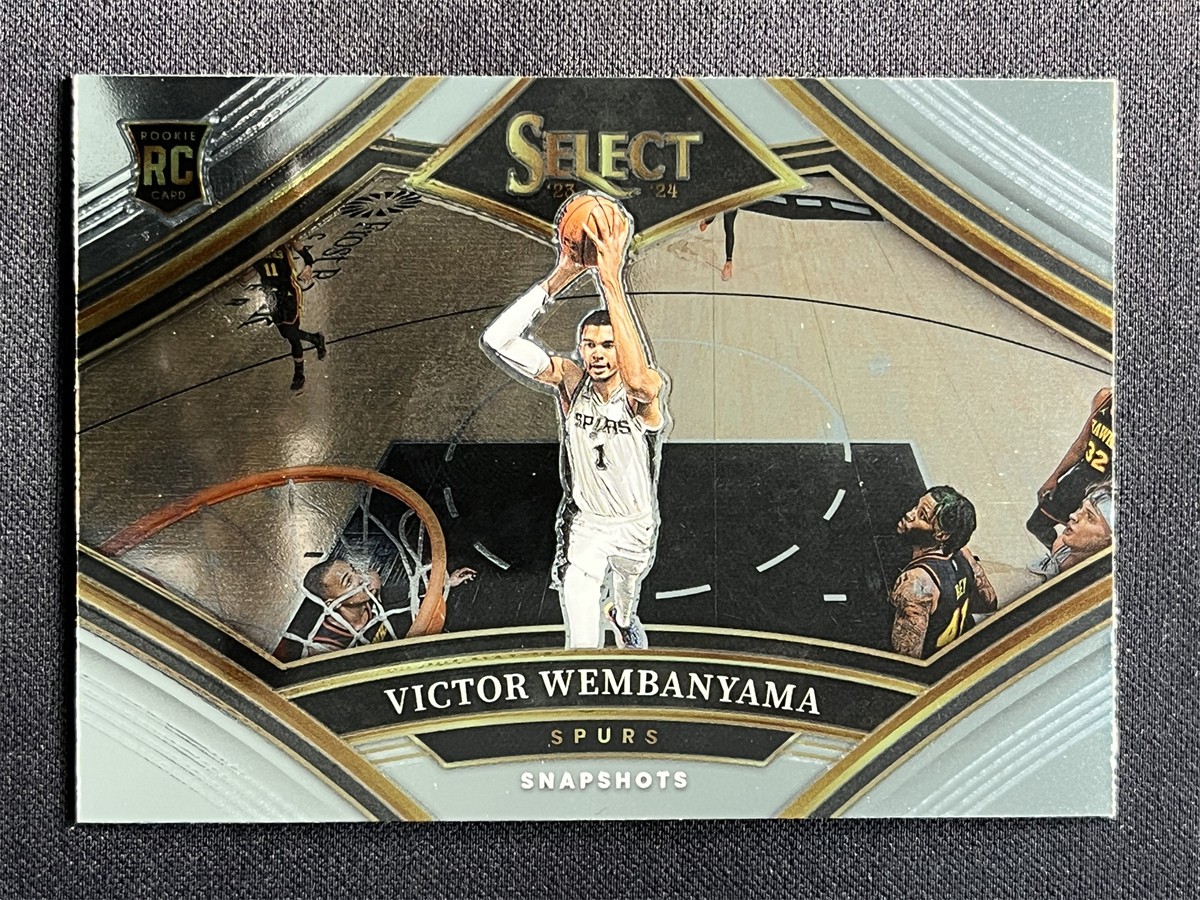 2023-24 Panini Select Victor Wembanyama #17 Base Snapshots Rookie RC Spurs