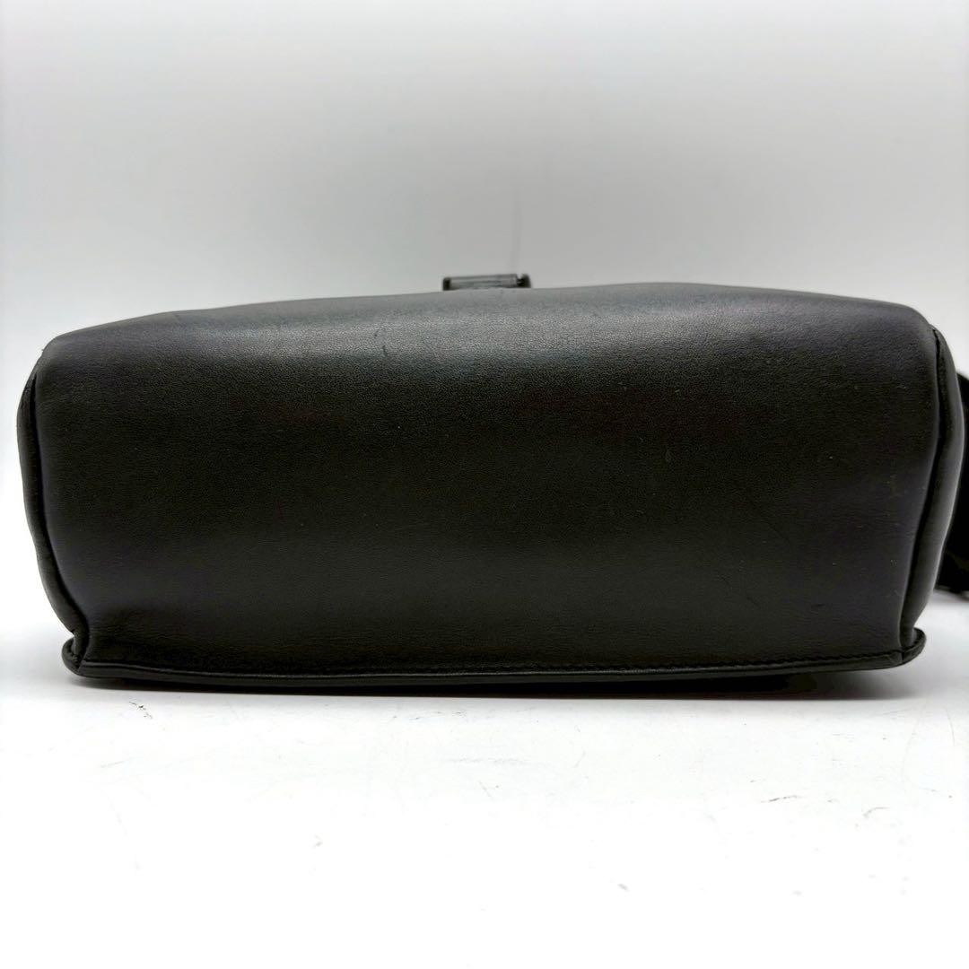 PRADA shoulder bag leather pochette black rare pouch thumbnail 5