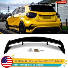 Gloss Black Rear Spoiler Wing For 2013-2018 Benz W176 A Class A250 A180 A200 A45