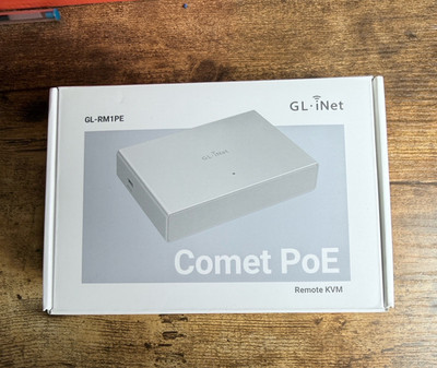 GL.iNet Comet PoE Powered Remote KVM Switch GL-RM1PE HDMI USB-C RJ45