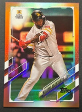 2021 Topps NPB - Wladimir Balentien #175 Fukuoka SoftBank Hawks - Orange /25